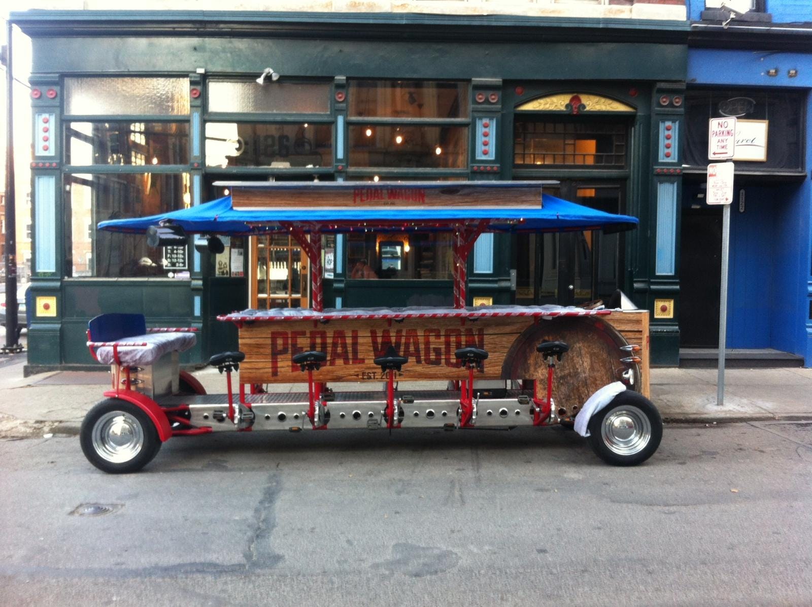 pedal beer wagon